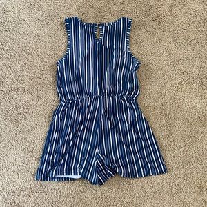 Blue and White romper